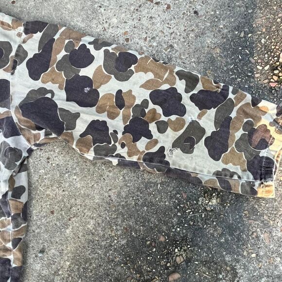 Men's boxy vintage duck camo Jacket shirt 80s 90s gorpcore - Picture 6 of 7